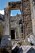 Angkor Thom - Bayon temple, east gopura of the third enclosure 